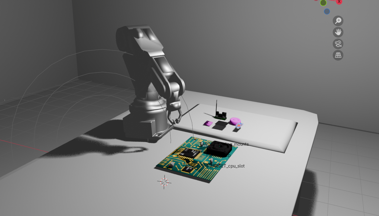 Robotic manipulation of deformable parts deformable-component-manipulation